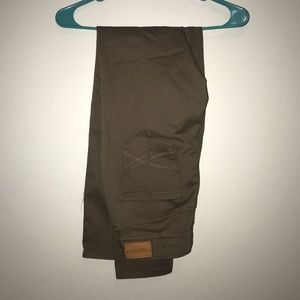 Aeropostale brown high waisted jeggings.